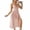 Beige, variant on Womens Sleeveless Nightgown Maxi Sleep Dress Solid Mesh Backless Sleeveless Deep V Neck Nightgown Women Home Sleepwear Ladies Loungewear