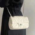 thumbnail image 2 of IELGY New classic embroidery line Fashionable shoulder messenger bag women, 2 of 7