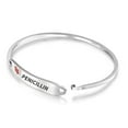thumbnail image 3 of Penicillin Medical Identification ID Bracelet Sleek Bangle for Women Stainless Steel Custom Engraved, 3 of 5