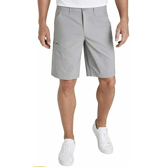 Weatherproof Vintage Men's Performance Stretch Packable Hybrid Trail Short (US, Numeric, 40, Regular, Regular, Grey)