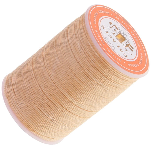 Hilo de poliéster Zulema encerado para costura redondo 0.45 mm Beige