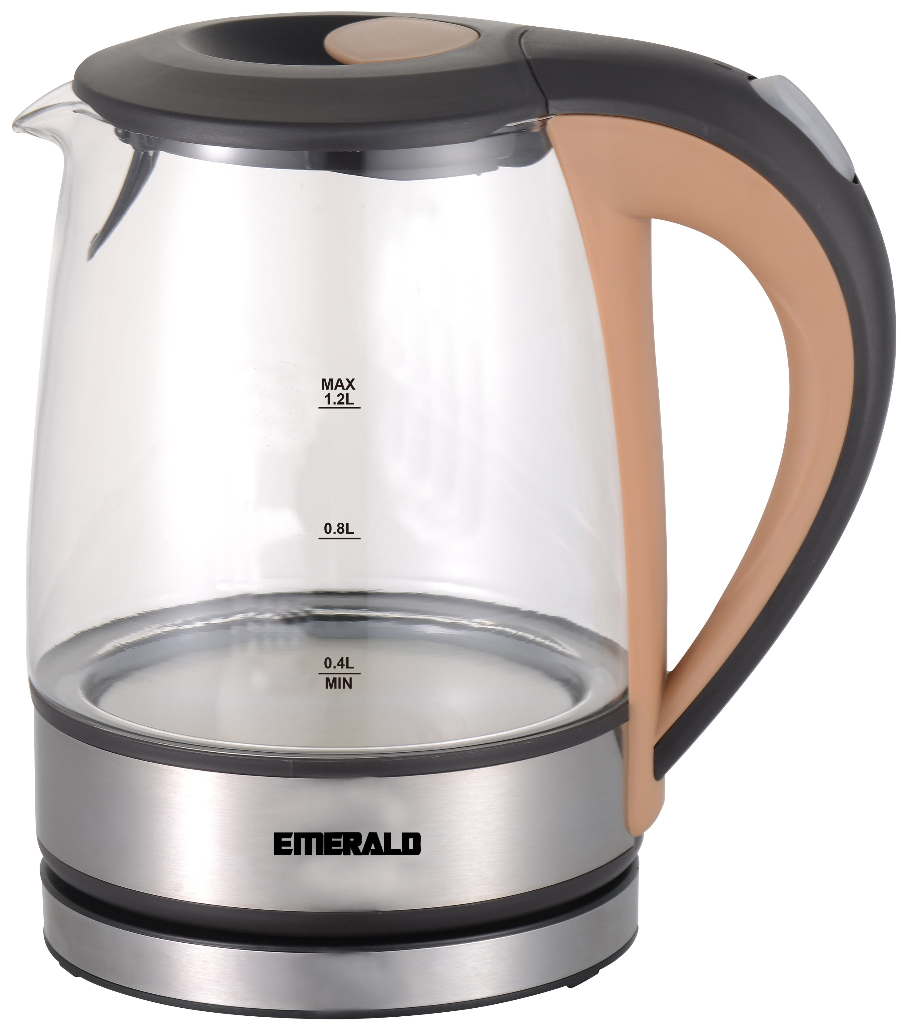 EMERALD EA1700KG Contemporary Office Electric Kettle + Hot Plate Tea Pot  Set – OASIS EMERALD L.L.C