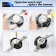thumbnail image 4 of Watch Repair Kit, Ohuhu 192 PCS UPGRADED Heavy Duty Watch Link Removal Battery Replacement Band Tool Kit, Watch Back Remover Tool, 4 of 8