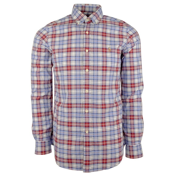 Polo Ralph Lauren Men's, Classic Fit Long Sleeve Shirt, Multi, S