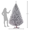 thumbnail image 3 of Árbol de Navidad Naviplastic Monarca de Lujo color Plata Matizado de 220 cm, 3 of 3