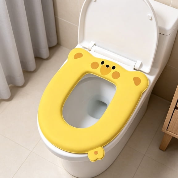 Soft Close Elongated Seat with Quick Release Hinges for Easy Cleaning Bathroom Upgrade EVA Material Comfortable Toilet Seat