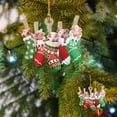 thumbnail image 4 of Colgante De Navidad Colgante De Madera Perezoso Elefante Cerdito Tiburón Colgantes De árbol De Navidad Decoración De Fiesta En Casa, 4 of 6