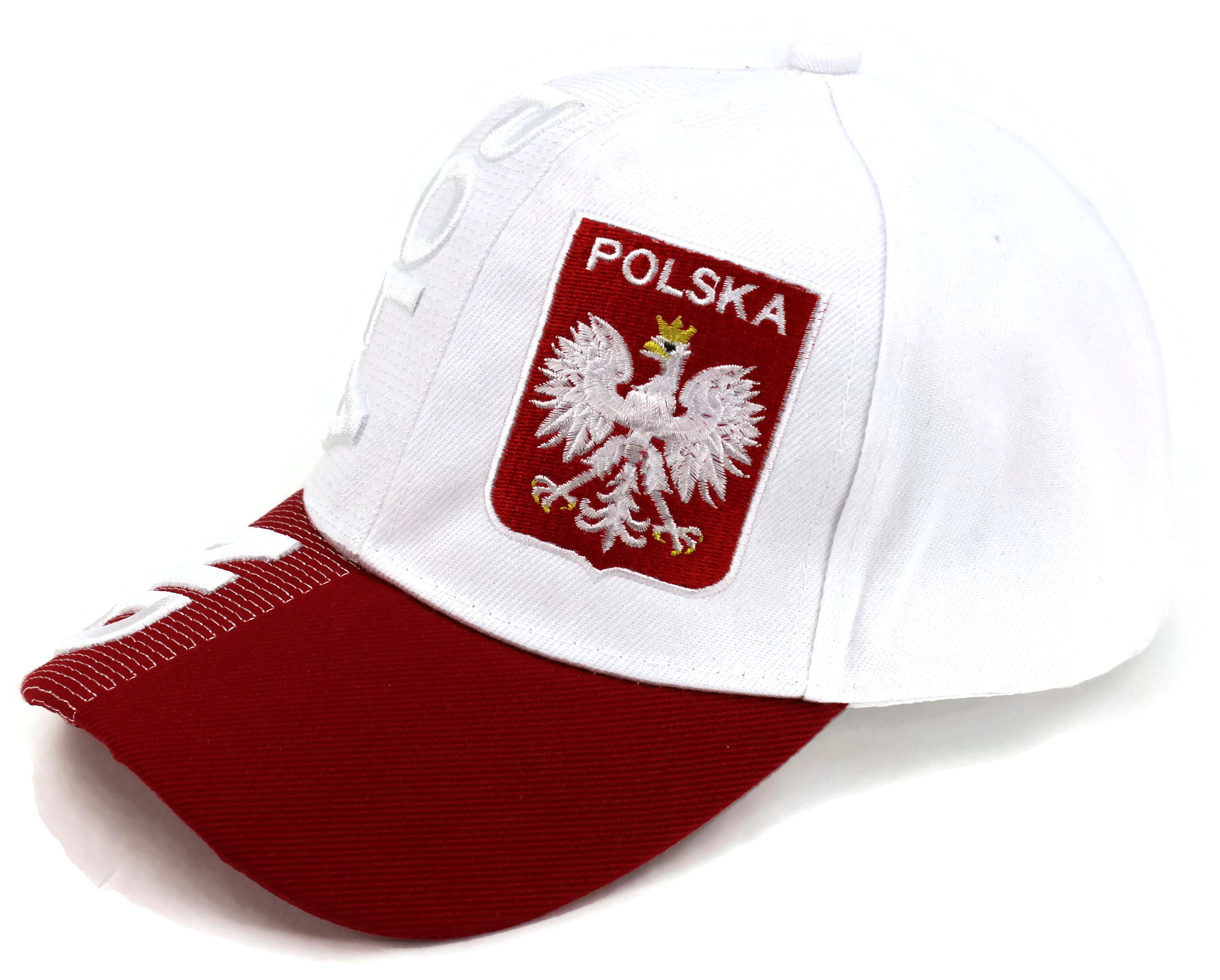 Polska Polish Eagle Embroidered Adjustable Hat - Navy/ from Poland