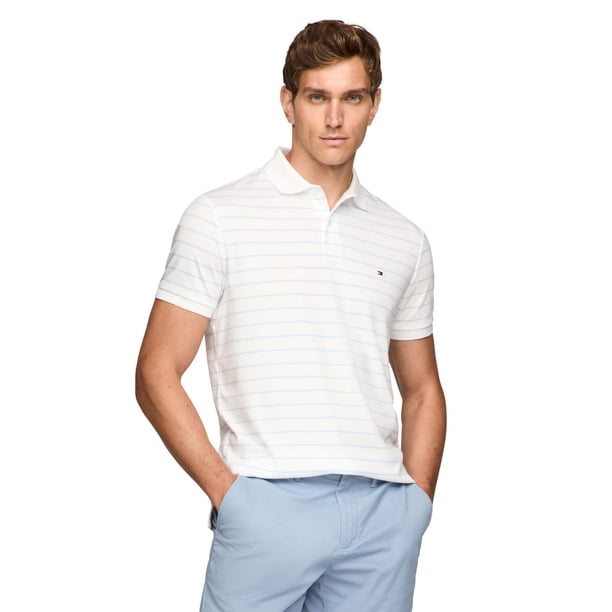 Polo Tommy Hilfiger de algodón líquido de corte regular para hombre