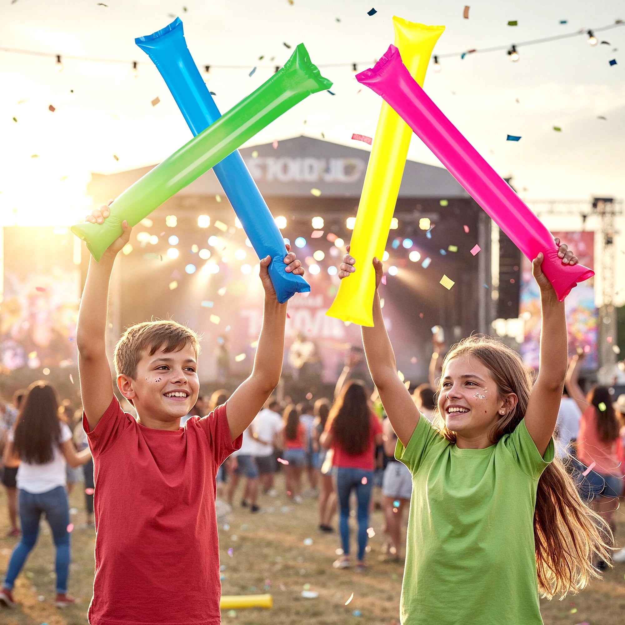 23`` Inflatable Thunder Sticks, 24 Count, by Way To Celebrate