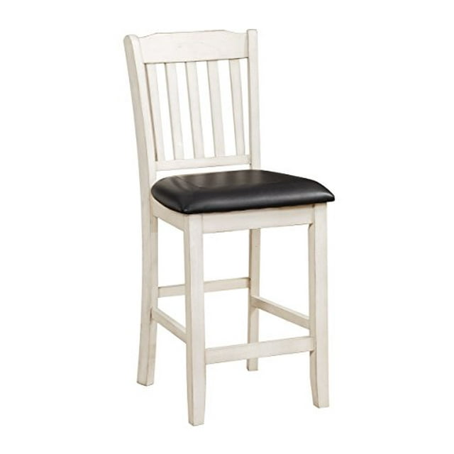 Homelegance Kiwi Chaises de Comptoir à Deux Hauteurs, Blanc
