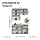 thumbnail image 3 of Cocina Integral Completa Modular Madesa Nice 120cm Crema 13, 3 of 6