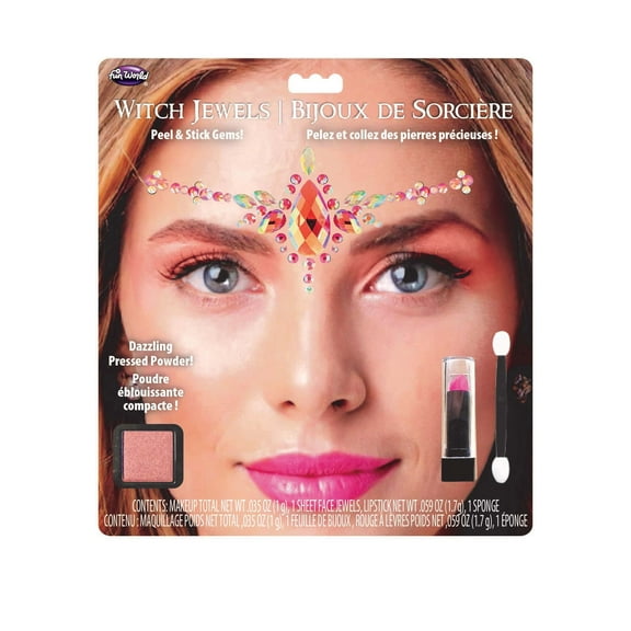 Princess Witch Costume Jewels & Makeup Kit