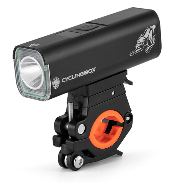 Super Bright Flashlight Bicycle 1300Lm Bright Flashlight Night Riding Super Bright Aluminum Alloy Headlights Rechargeable Strong Light Riding Equipment Battery Night Light
