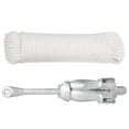 thumbnail image 2 of vidaXL Folding Anchor with Rope Silver 17.6 lb Hot Dip Galvanized Cast Iron, 2 of 10