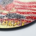 thumbnail image 4 of Firefighter Newfoundland Hero Rescue Fire Dept Fireman USA Flag Stained Glass Suncatcher Newfie Dog Lover Gifts Window Hanging Sign Decor - 02026, 4 of 5