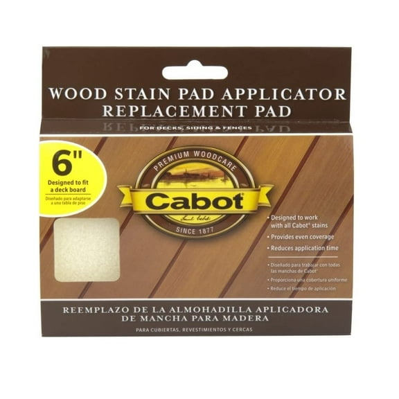 Cabot 140752610 Applicator Pad Refill, 6 Inch