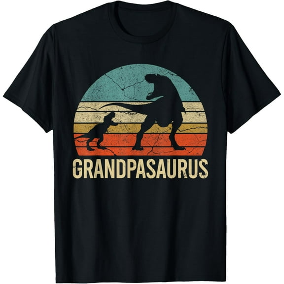 Grandpa dinosaur 1 Grandson Men christmas Gift Father's Day T-Shirt