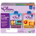 thumbnail image 3 of (4 pack) Plum Organics Stage 2 Fruit & Veggie Blends Organic Baby Food Variety 4oz Pouch-8-Pack, 3 of 13