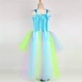 thumbnail image 3 of Coerni Girls Fairy Princess Dress Kids Princess Tutu Dresses Fancy Carnival Parties Birthday Rainbow Tulle Dress Up Outfits, 3 of 5