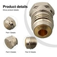 thumbnail image 3 of Hpa Tank Regulator Valve With Burst Disk For Pressure Relief 1 8K 3K 5K 6K 7 5K Brass Safety Valve For Air Systems, 3 of 9