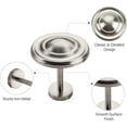 thumbnail image 3 of Deco Window 2 Pcs Curtain Holdback for Curtains Wall Mounted Metal Drapery Hook for Door Window Treatment-Spin Medallion(Satin Silver), 3 of 6