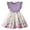 Purple1195, variant on MEZZALL Toddler Children Girls Fly Sleeve Cartoon Prints Party Dresses Sundress Relaxed Fit Baby Wear
