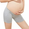 thumbnail image 2 of Monfince Womens Seamless Maternity Boxer Briefs Low Waist Mid-Thigh Pregnancy Boy Shorts Panties, 2 of 8