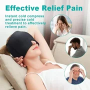 DOBLT Migraine Relief Cap w/ Hot & Cold Therapy - 360° Gel Ice Head Wrap for Headaches, Puffy Eyes & Stress Relief