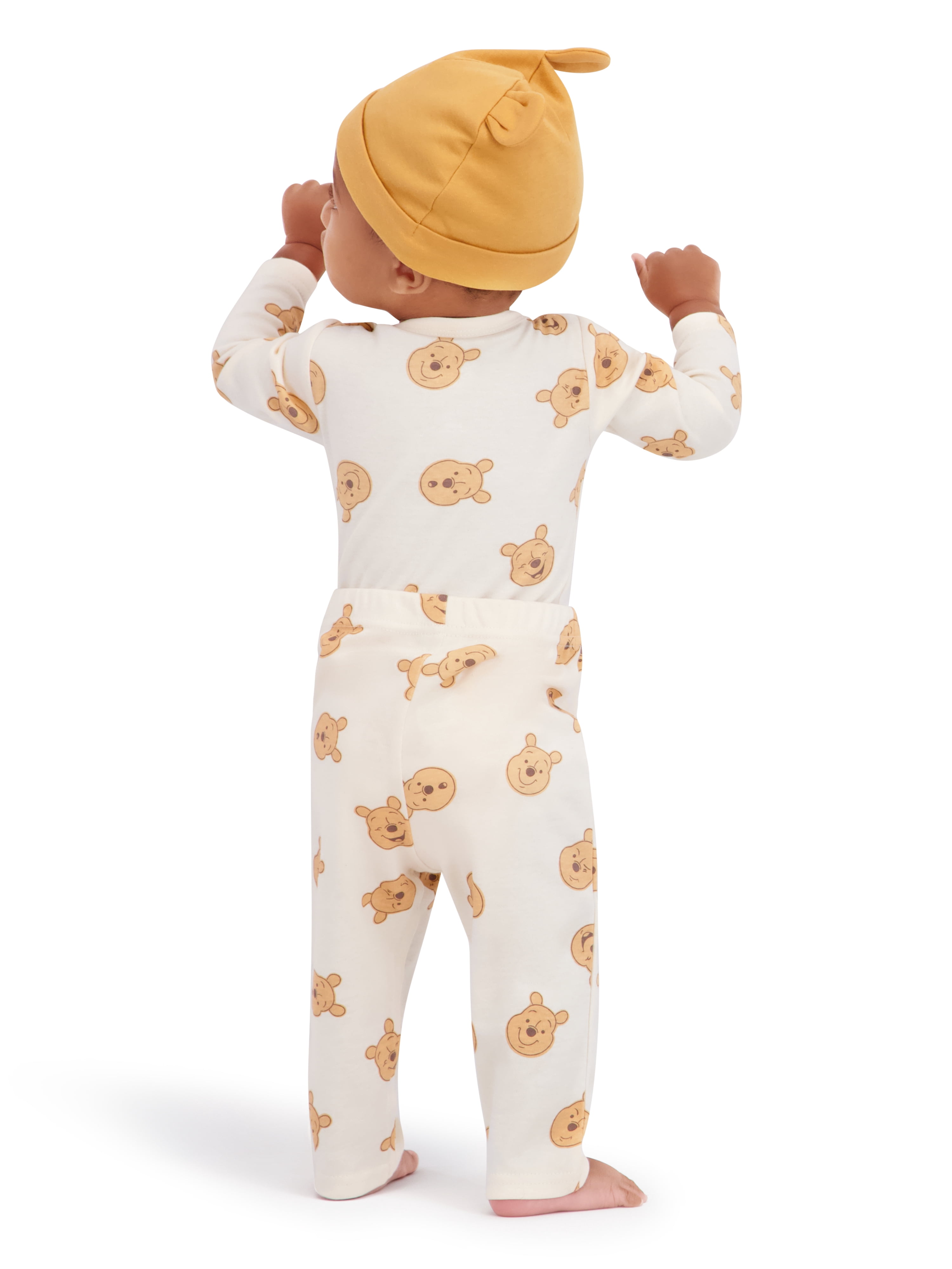 Winnie The Pooh Baby Unisex 3 Piece Matchy Pant Set, Sizes 0-24M
