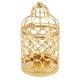 thumbnail image 5 of 2 unids Bird Cage Candle holder vintage exquisito elegante ahueca hacia fuera el patrón metal candelabro para decoración del partido, 5 of 8