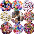 thumbnail image 2 of Cuentas de poni coloridas, cuentas de agujero grande a la moda, pulsera DIY para niños, fabricación de collares, manualidades, cuentas para el pelo para niñas, venta al por mayor Tan Jianjun unisex, 2 of 2