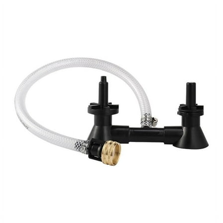 WM25 Double Head Wine Rinser Beer Bottle Washer Homebrew Cleaning Equipment Cleaner with Kitc