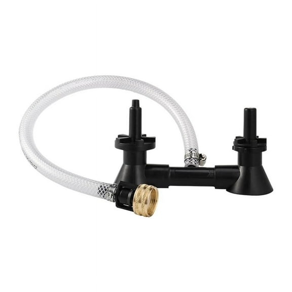 WM25 Double Head Wine Rinser Beer Bottle Washer Homebrew Cleaning Equipment Cleaner with Kitc