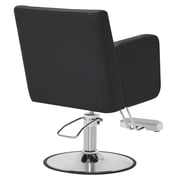 BarberPub 360° Swivel Salon Chair, Hair Stylist Hydraulic Styling Barber Chair for SPA Home Salon, Barbershop, Black
