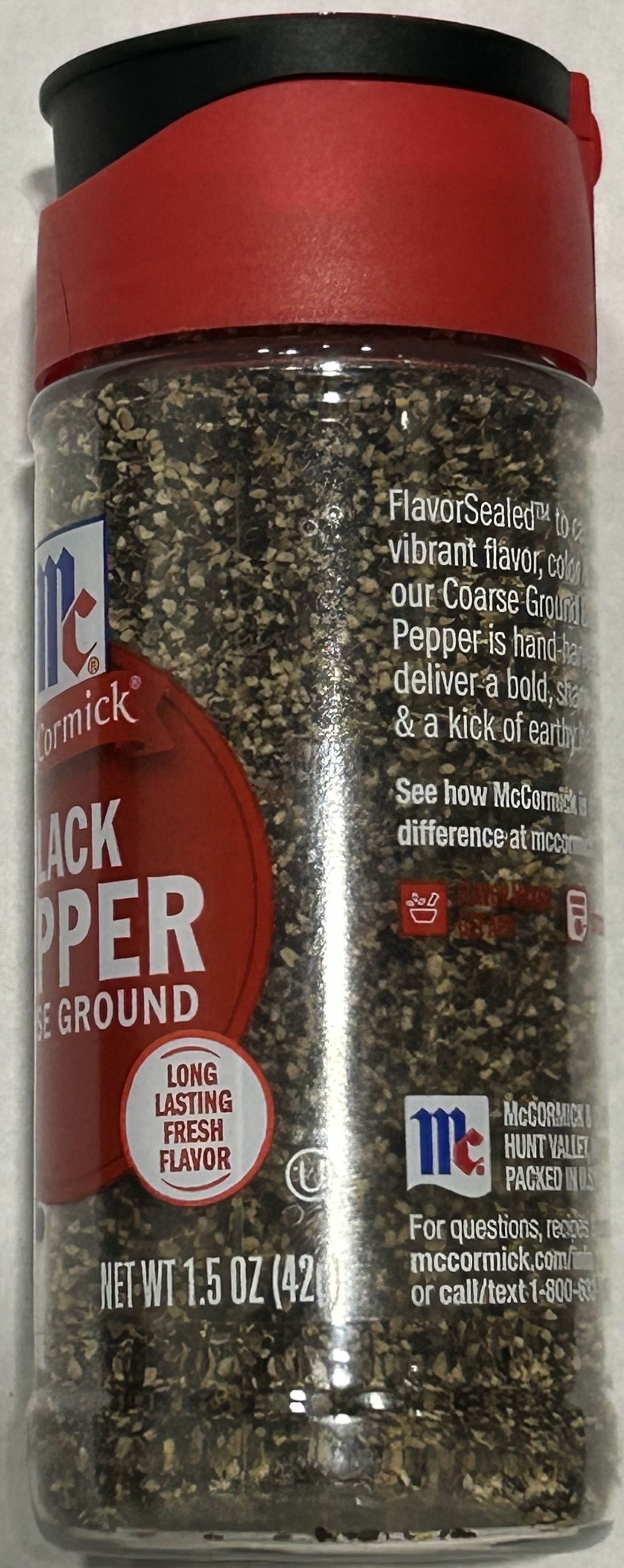 McCormick Coarse Ground Black Pepper (Pack of 3)