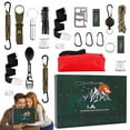 Advent Calendar Survival Kits for Men,24 Day Advent Countdown Calendar