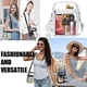 thumbnail image 4 of 2-Pack Transparent Crossbody Bags, Waterproof Transparent Shoulder Bag Adjustable Sling Bag for Men Women, 4 of 5