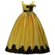thumbnail image 5 of Vestido de novia para niña, vestido de noche de pasarela para niña, vestido de princesa para niña mediana y grande, vestido de fiesta de larga duración, 5 of 5