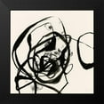 thumbnail image 2 of Goldberger, Jennifer 20x20 Black Modern Framed Museum Art Print Titled - Sumi-E Abstract II, 2 of 5