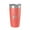 Coral, variant on Burntside Lake Map Tumbler Travel Mug Insulated Laser Engraved Coffee Cup Minnesota 20 oz Teal