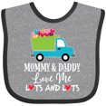 thumbnail image 3 of Inktastic Mommy and Daddy Love Me Boys Truck Boys or Girls Baby Bib, 3 of 4