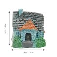thumbnail image 2 of Resin Aquarium Ornament Mini Cottage House Fish Tank Decoration Rural Village Landscape Decor for Aquatic Scenery, 2 of 4