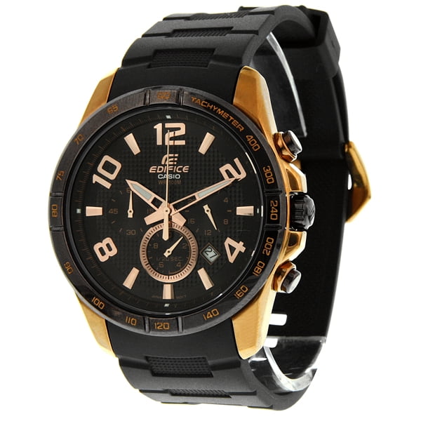 casio edifice chronograph rose gold