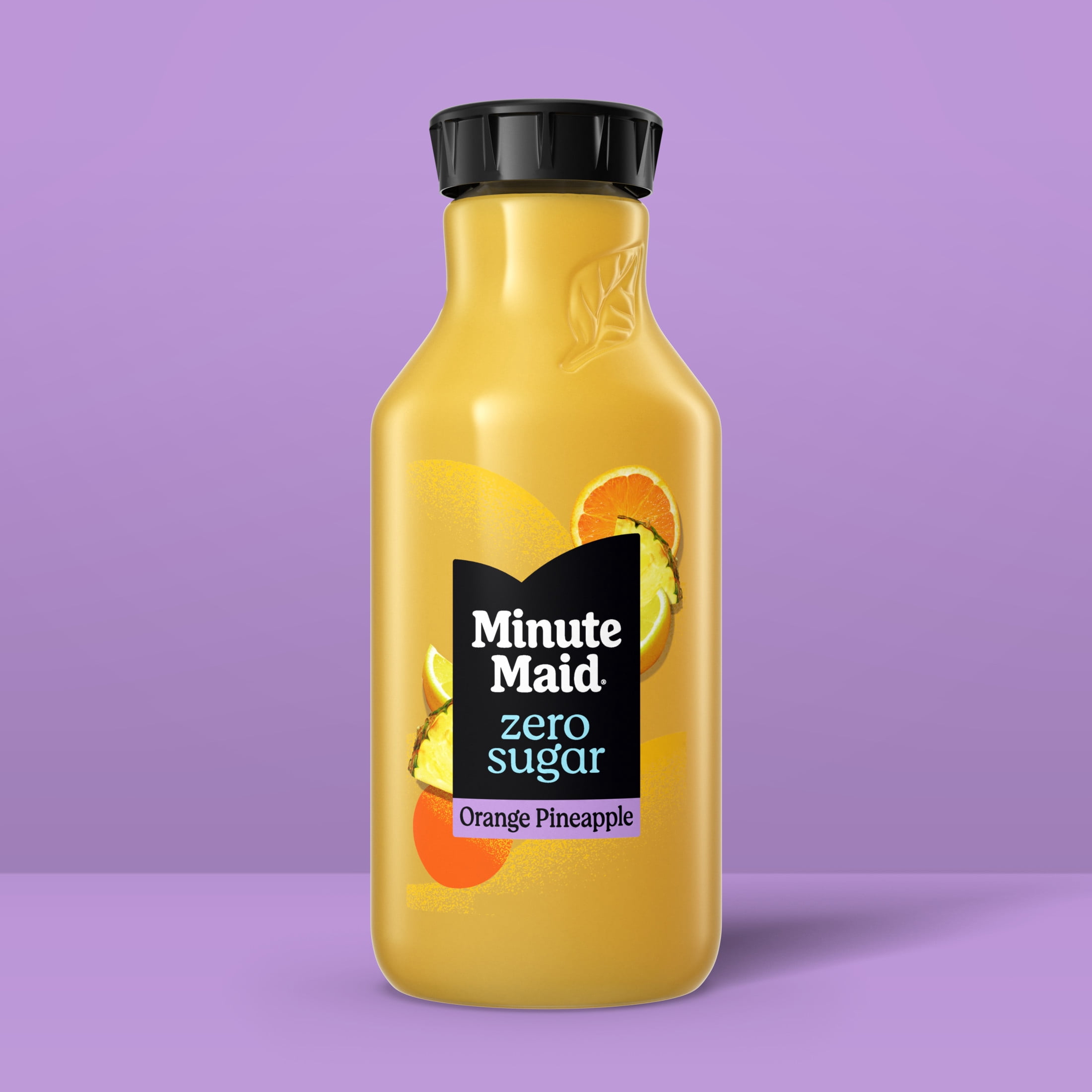 Minute Maid Zero Sugar Orange Pineapple Juice Drink Bottle, 52 fl oz