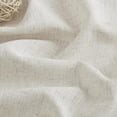 thumbnail image 2 of Natural Light Filtering Linen Window Curtain Drape 72 Inch for Living Room, Grommet Top Solid Flax Linen Blend Farmhouse Rustic Semi Sheer for Bedroom, Natural, 60"x72", 2 Panels, 2 of 6