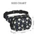 thumbnail image 4 of Balery Lilies Flowers Mochila Cinturón para Mujeres y Hombres, Bolsa de Cintura Impermeable de Doble Capa con Correa, 4 of 9