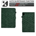 thumbnail image 6 of Allytechgroup Flip Cover Case for Lenovo Tab M10 HD Gen 2 (2020) 10.1" TB-X306X/TB-X306F, Smart Case Auto Sleep Wake Shockproof Kickstand Bumper Magnetic Closure Pen Holder Slim Case, Green, 6 of 10
