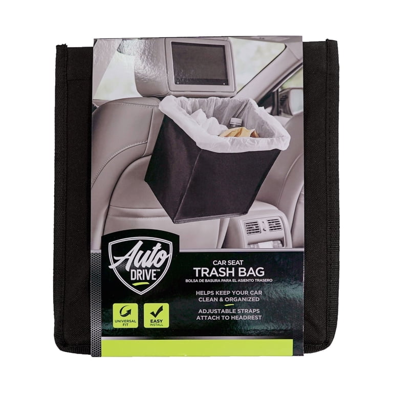 Auto Drive Collapsible Car Trash Bin, Universal Fit photo 5