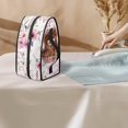 thumbnail image 3 of HELLHERO Pink Floral Cow Protective Travel Steamer Storage Bag with Handle Travel Iron Organizer, Bag Only, 3 of 6